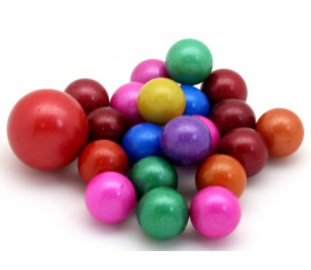 20 Billes Candy couleurs opaques pour jeu 