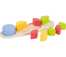 Puzzle initiation fraction jouet en bois