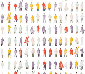 120 personnages miniatures colorés en plastique