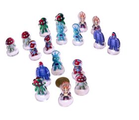 18 Pions personnages Alien Panic 37 x 20 mm