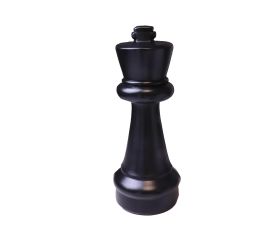 Pion Roi noir 30 cm - Pièce échec vendue à l'unité SAV jeu jardin