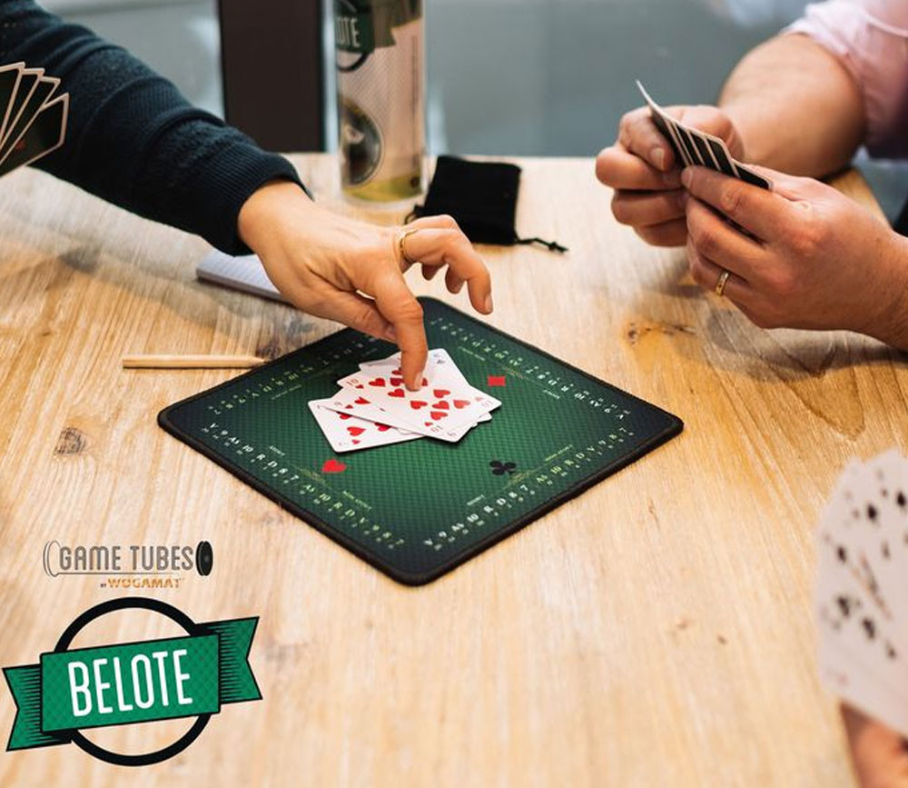 Kit Complet Pour Jouer à La Belote Jeu De Cartes Voyage Traditionnel