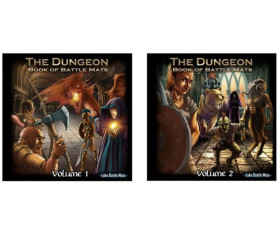 2 Books Dungeon Battle Mats