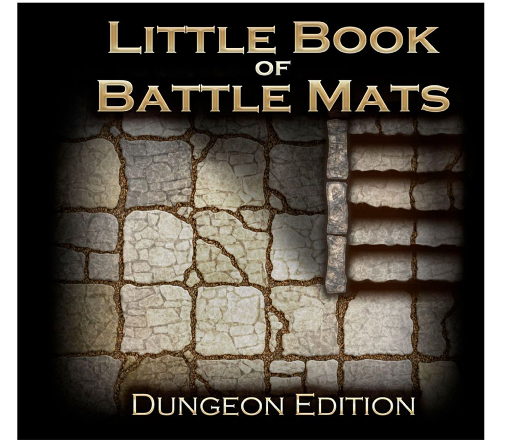 Livre plateau de jeux Little Dungeon 15 x 15 cm - book of Battle mats