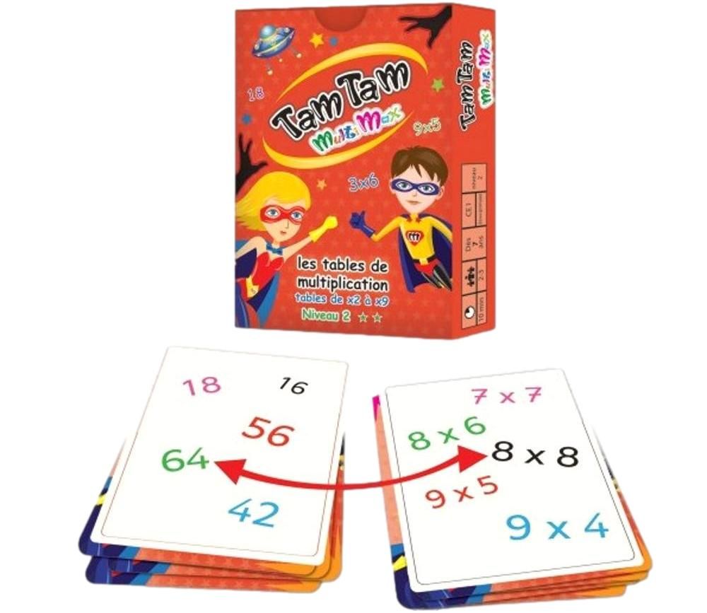 Tamtam Multimax jeux tables de Multiplication niveau 2