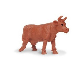 Figurine mini vache marron Vaches de jersey