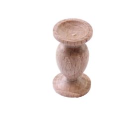 Pion vase en bois 21 x 15 mm amphore