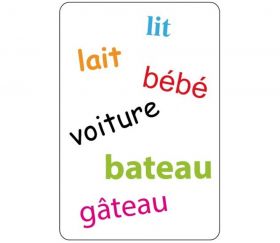 Jeu éducatif français  lecture Tamtam Français les premiers mots