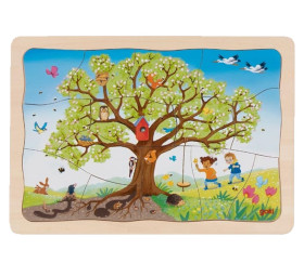Puzzles en bois pour les enfants de 4 à 8 ans 8-10 Épais Coloré 3D