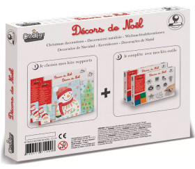 Kit tampons décors de Noël avec 4 encreurs