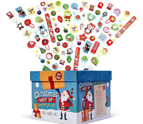 100 Mini jouets Noël enfant - cadeaux surprises, récompense jeux