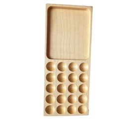 Cadre en bois 20, planche de comptage Montessori