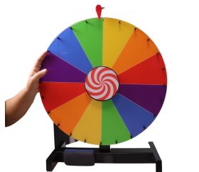 Grande Roue effaçable 45 cm colorée pour jeux de loterie