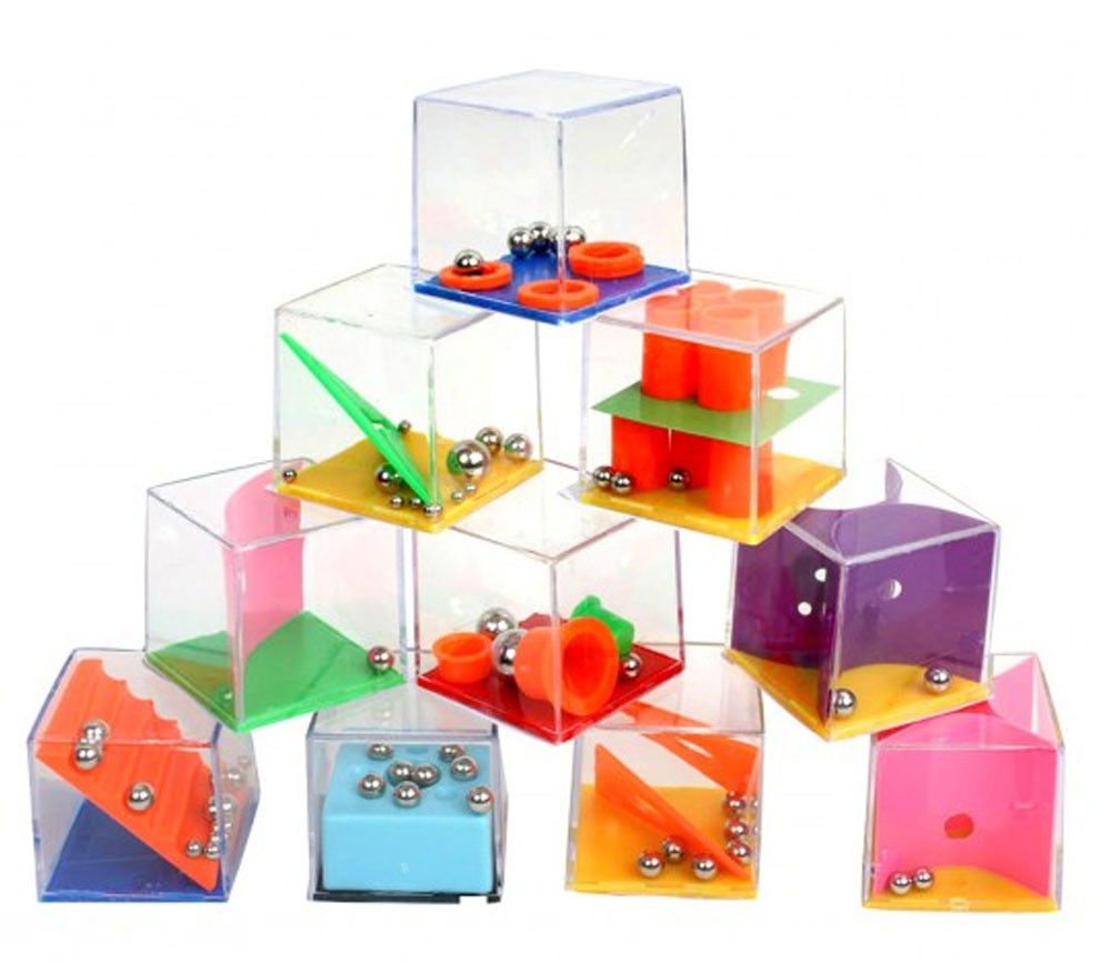 24 Mini cubes jeux de patience Casse-Têtes cadeaux kermesses tournois