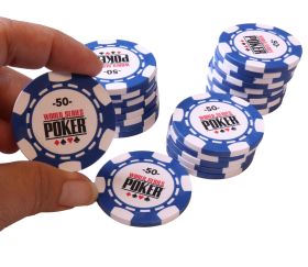 20 Jetons de poker world series valeur 50 - 14 gr