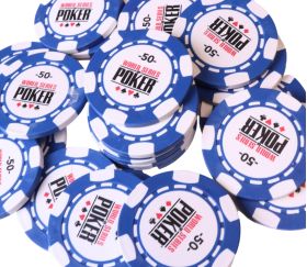 20 Jetons de poker world series valeur 50 - 14 gr