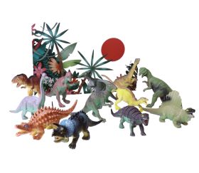 12 gros dinosaures Animaux figurines de 10 à 15 cm - jouet pas cher