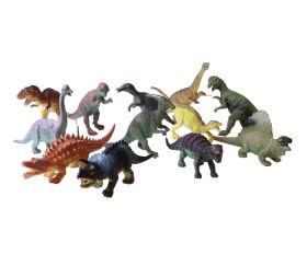 Set 12 dinosaures figurines jouet en plastique pour jouer pas cher