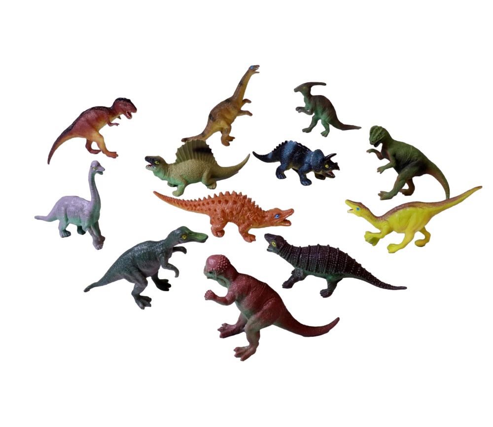 12 gros dinosaures Animaux figurines de 10 à 15 cm - jouet pas cher