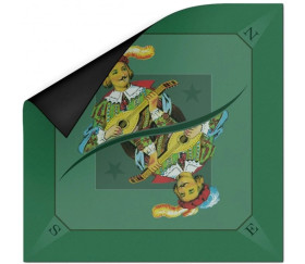 Grand Tapis en néoprène antidérapant avec décor pour jeu de tarot