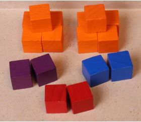 cubes de 10 x 10 x 10 mm