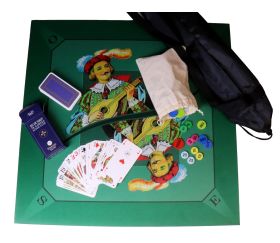 Pack Joueur de Tarot : Tapis + cartes + jetons