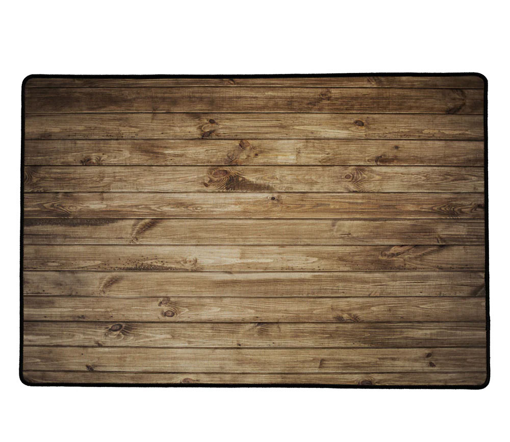 Tapis de jeux 60 x 40 cm décor bois wood