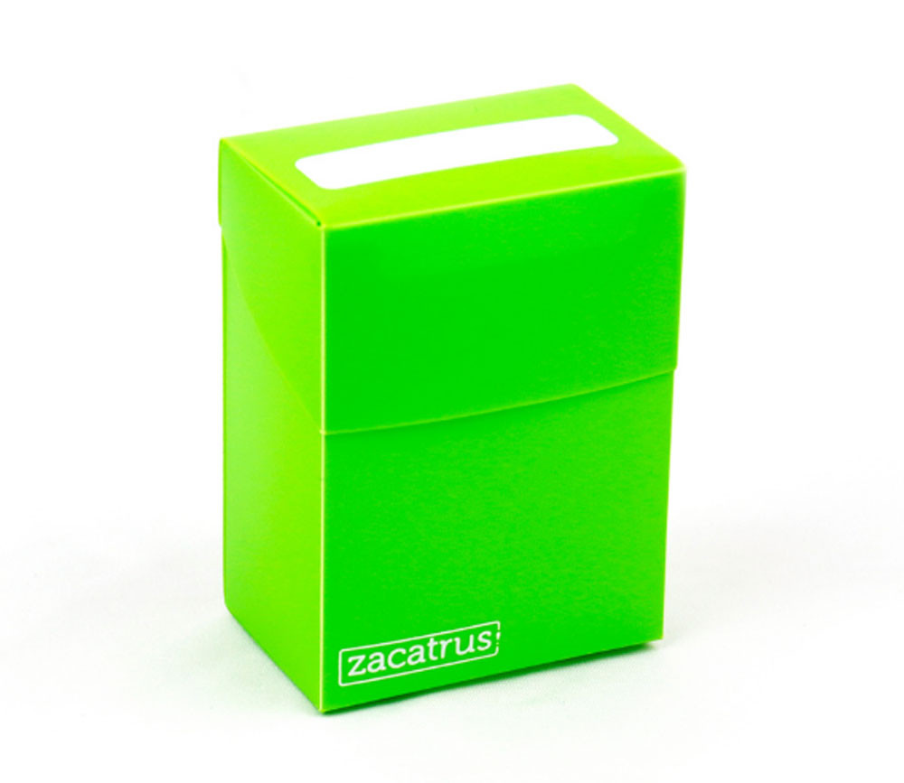 Deck box VERTE boite pour cartes 9.5 x 7 x 4.5 cm Zacatrus