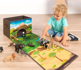 Maison de jeu en carton pour enfants à colorier - Navette en carton durable  - Maison de jeu pour enfants - Taille XL : : Jeux et Jouets