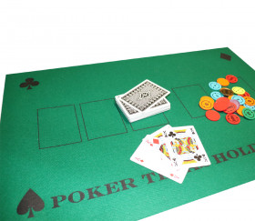 Tapis de poker personnalisé et imprimé pour tous les joueurs