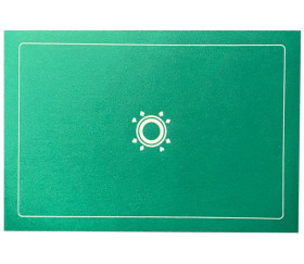 Tapis de Cartes Belote - Excellence vert 40 x 60 cm - Fabricant
