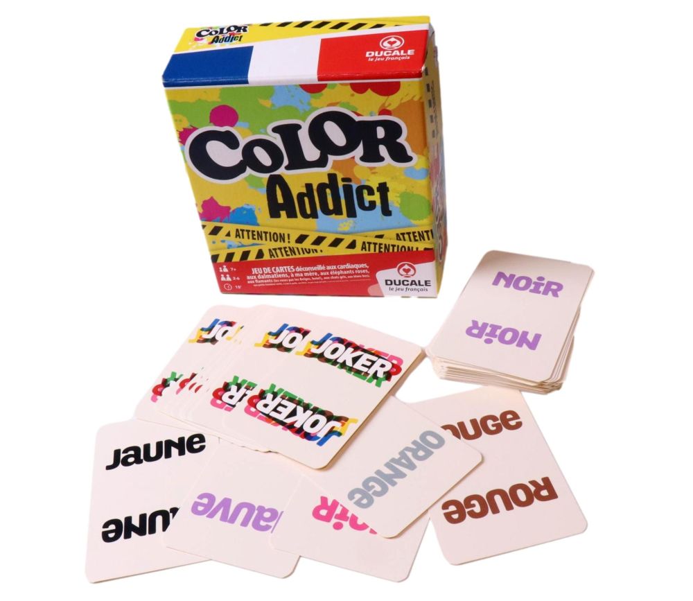 Color addict, jeu d'ambiance familial sur les couleurs vente pas cher