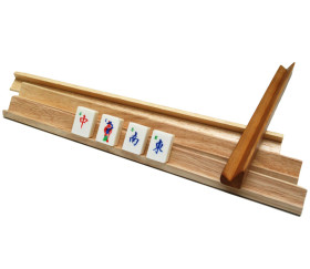 Mini jeu de mahjong traditionnel chinois portable avec 144 pièces de  mahjong, adapté aux jeux de famille, aux réunions, aux fêtes d'amis, aux  jeux pour adultes pour passer le temps, aux jeux
