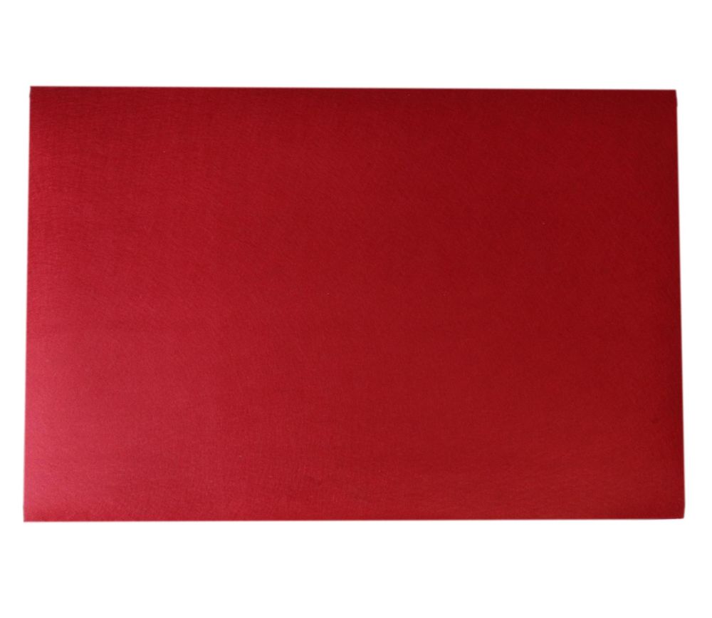 Tapis de cartes rouge 40 x 60 cm feutrine dos latex