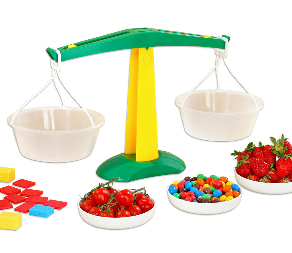 Balance 2 plateaux bols pour enfants