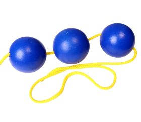 Grosse boule/perle bleue de 50 mm
