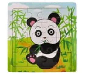 Puzzle en bois 16 pièces Panda