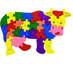 Vache puzzle à assembler - 24 pièces