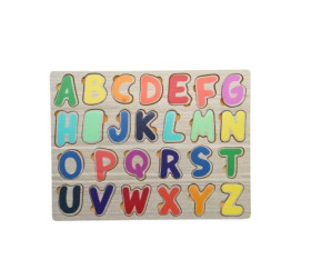 Puzzle des lettres en bois - 30 x 21 cm