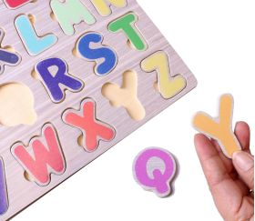 Puzzle des lettres en bois - 30 x 21 cm