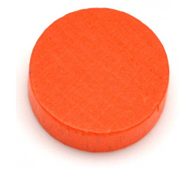 Pion palet  orange 2.1 cm en bois pour jeu 21 x 7 mm
