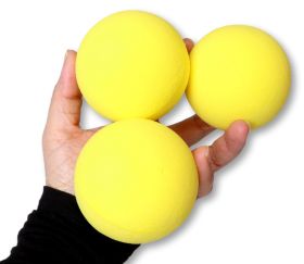 Balles en mousse pour jeu de lancer lot de 3 balles tennis