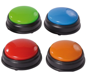 4 Buzzers lumineux et sonores pour vos jeux