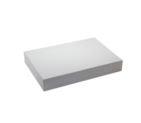 R3 Grande boite 340 x 268 x 62 mm rectangle grand format vide blanche