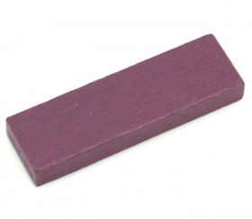 Jeton bois grand rectangle violet pour jeux 54 x 16 x 7 mm