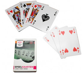 4x 54 Jeu de cartes Set Skat POKER BRIDGE CANASTA jeu de cartes poker cartes Malette 