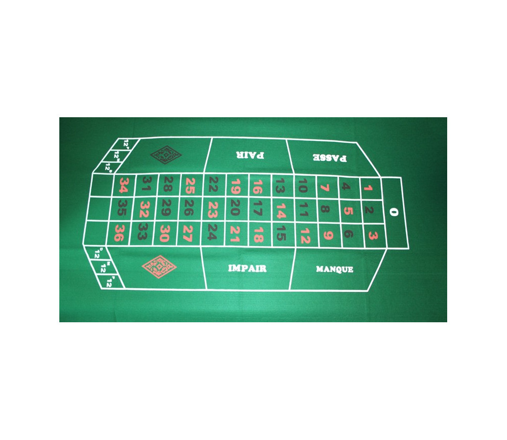 Tapis De Jeu Roulette De Casino