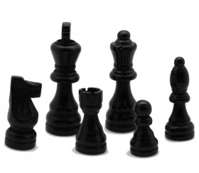 32 Pièces jeu d'échecs bois coffret en bois standard