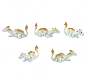 Figurine mini mini dragon CHANCE beige