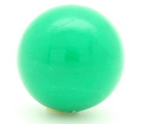 Boule en plastique 19 mm diamètre bille verte pour jeux